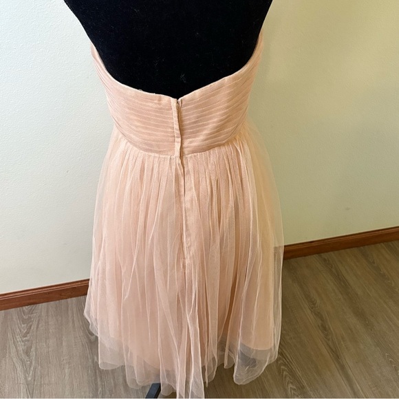 Jenny Yoo Maia Convertible Dress – Blush Tulle, Size 14 - Picture 7 of 14